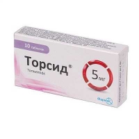 Торсид 5 мг №10 таблетки