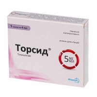 Торсид 5 мг/мл 4 мл №5 раствор для инъекций