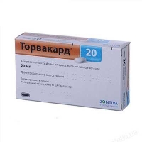 Торвакард Кристал 20 мг N90 таблетки