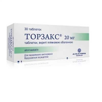 Торзакс 20 мг N30 таблетки