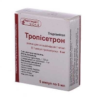 Трописетрон 1 мг/мл 5 мл N5 раствор для инъекций