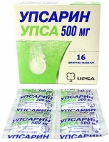 Упсарин 500 мг №16 таблетки шипучие