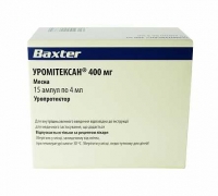 Уромитексан 400 мг 4 мл N15 раствор