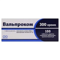 Вальпроком 300 хроно №100 таблетки