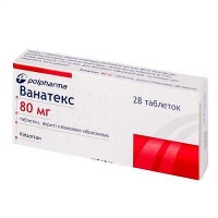 Ванатекс 80 мг №28 таблетки