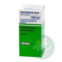 Ванкомицин-Тева 1000 мг лиофилизат для раствора для инфузий