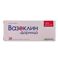 Вазоклин-Дарница 20 мг №28