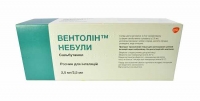 Вентолин Небули 2.5 мг/ 2.5 мл №40 раствор