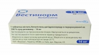 Вестинорм 16 мг N30 таблетки