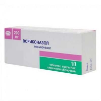 Вориконазол-Виста 200 мг N10 таблетки