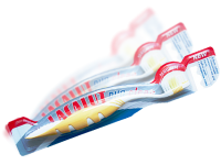 Зубная щетка Лакалут Duo Clin с пластиной для чистки языка