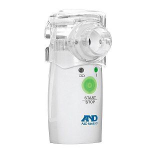 A&amp;D Ингалятор UN-233 ультразвуковой компактный с адаптером и масками