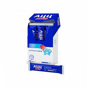 АЦЦ Актив порошок для приема внутрь 600 мг пакетики 10 шт.