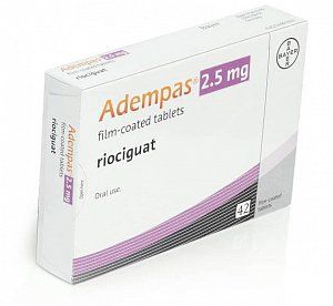 Адемпас таблетки покрытые пленочной оболочкой 2,5 мг 42 шт.