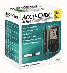 Акку-чек Актив глюкометр набор