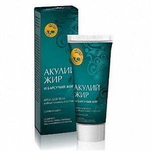 Акулий жир Барсучий жир крем для тела 75 мл