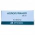 Аллопуринол таблетки 300 мг 30 шт. Органика