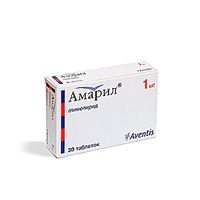 Амарил таблетки 1 мг 30 шт.