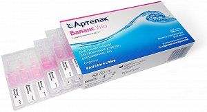 Артелак Баланс Уно раствор офтальмологический увлажняющий 0,15% тюбик-капельница 0,5 мл 30 шт.