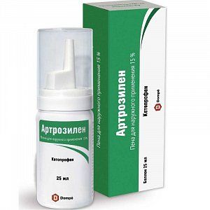 Артрозилен пена для наружного применения 15% баллон 25 мл