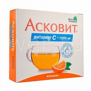 Асковит Витамин C саше 1000 мг 10 шт. Апельсин