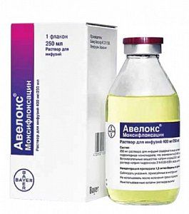 Авелокс раствор для инфузий 400 мг флакон 250 мл 1 шт. Bayer [Байер]