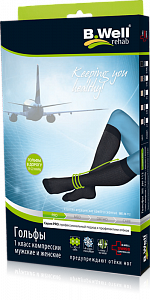 B.Well Гольфы JW-112 Pro 1 класс компрессии р.4 Черные B.Well [Би Велл]