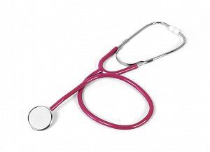 B.Well Стетоскоп WS-1 одноголовый Бордовый