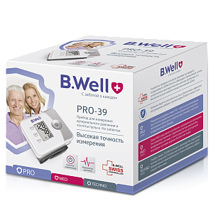 B.Well Тонометр PRO-39 автомат на запястье