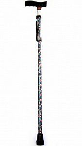 B.Well Трость складная rehab WR-412 Узоры, с регулировкой высоты