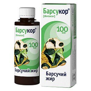 Барсучий жир Барсукор 100мл (БАД)