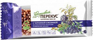 Батончик-мюсли Здоровый перекус 55г черника и ежевика