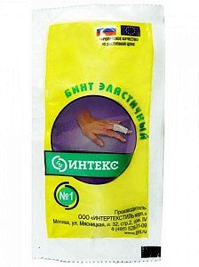 Бинт эластичный трубчатый сетчатый Интекс р.1 10 см х 1,5см