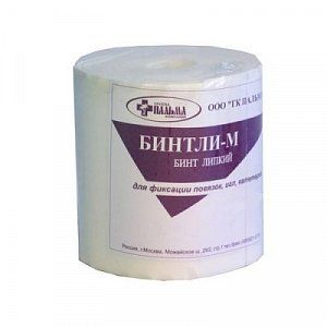 Бинтли-М бинт липкий 5 см х 15 м рулон