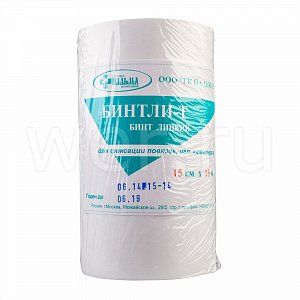 Бинтли-Т бинт липкий 15 см х 15 м рулон