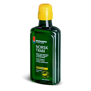 Biopharma Norsk Tran рыбий жир жидкий со вкусом лимона 250 мл