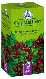 Боярышника плоды фильтр-пакеты 3 г 20 шт.