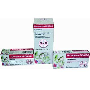 Цетиризин Гексал капли для приема внутрь 10 мг/мл 20 мл