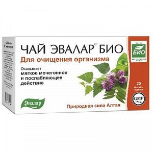 Чай Эвалар БИО Очищающий фильтр - пакет 1.5 г х 20