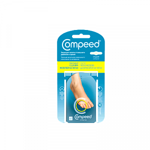 Compeed пластырь от сухих мозолей средний 10 шт.