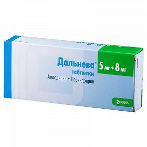 Дальнева таблетки 5 мг+8 мг 90 шт.