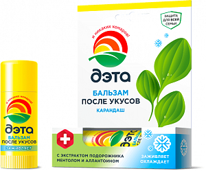 ДЭТА Бальзам-карандаш после укусов 10 мл