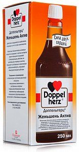 Доппельгерц Женьшень Актив эликсир флакон 250 мл