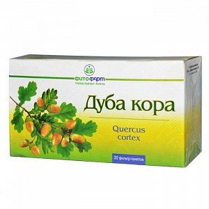Дуба кора фильтр-пакеты 1,5 г 20 шт.