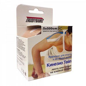 Ergodynamic Кинезио-тейп 5х500 см телесный