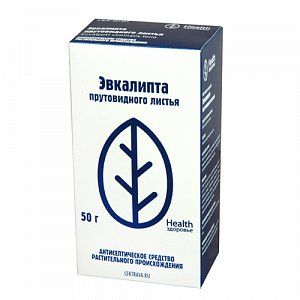 Эвкалипта прутовидного листья 50 г Здоровье