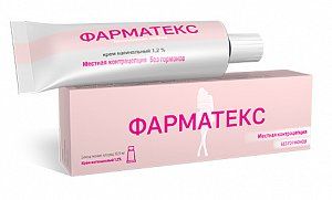Фарматекс крем вагинальный 1,2% туба в комплекте с дозатором 72 г