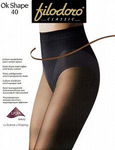 Filodoro Колготки Ok Shape 40 den р.3 Glace