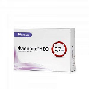 Фленокс НЕО раствор для инъекций 10000 анти-Ха МЕ 0,7мл шприц 10 шт.
