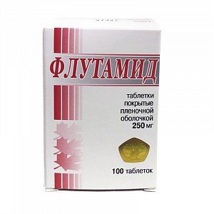 Флутамид таблетки 250 мг 100 шт. Нью-Фарм